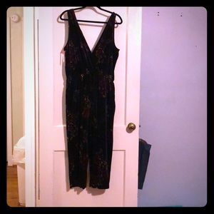 Velour Floral patterned Jumper